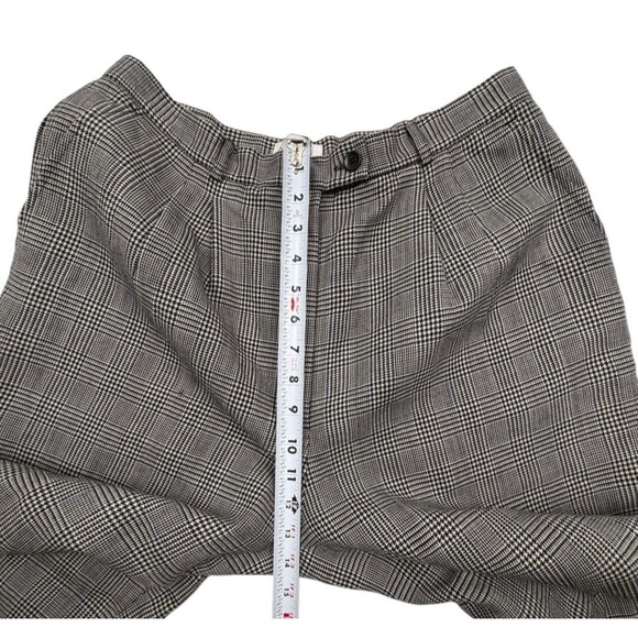 VTG Y2K Talbots Glen Plaid Wool High Rise Pleated Pants Old Money Preppy 16 - Picture 14 of 16